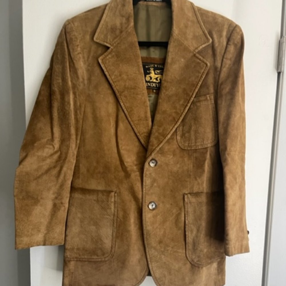 VINTAGE MEN'S SUEDE JACKET-MEN'S SIZE 38